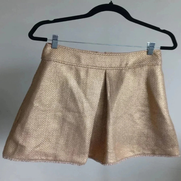 NWT Banana Republic  Coated Tweed Inverted Pleat Skirt - Picture 6 of 8